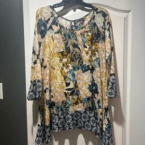 Figueroa & Flower Boho Blouse